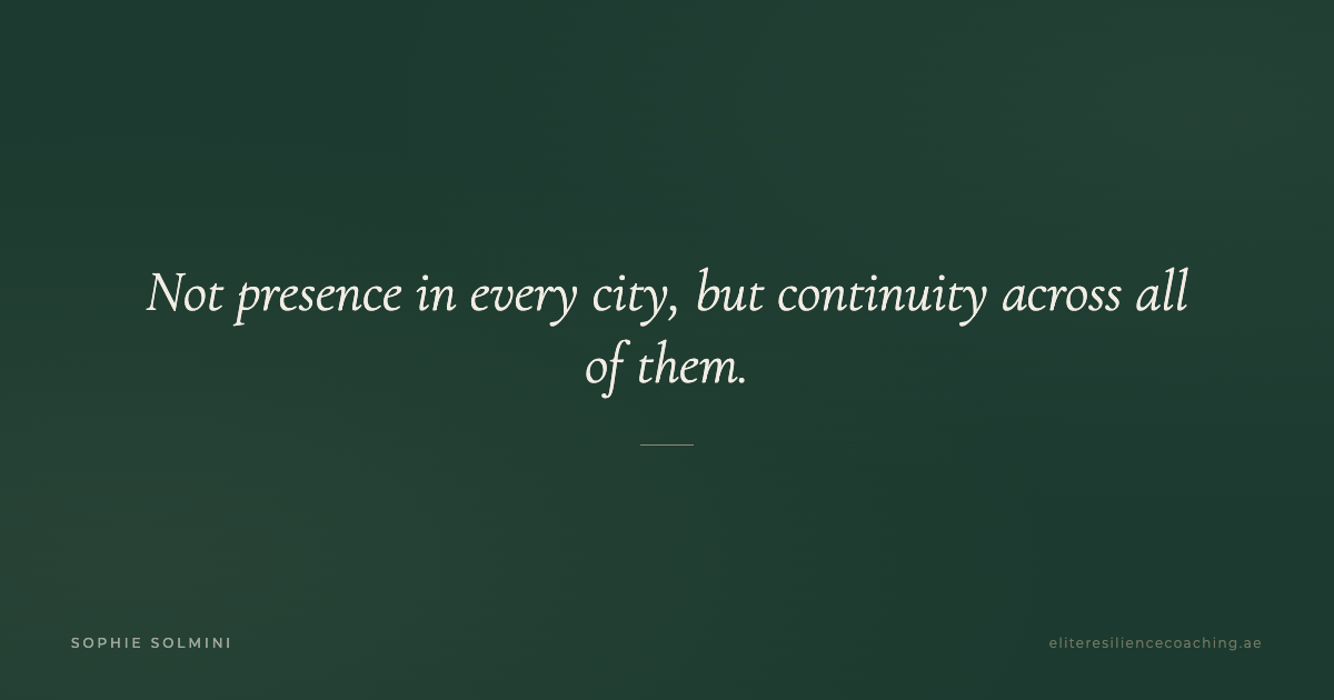 Cover for Supporting Leaders Across the Dubai-London-Geneva Corridor